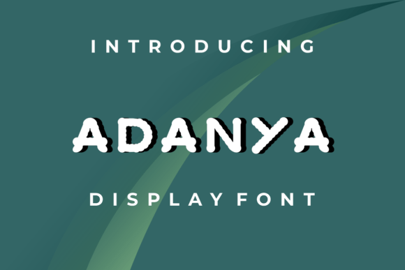 Adanya: A Modern Display Font That Elevates Web Design