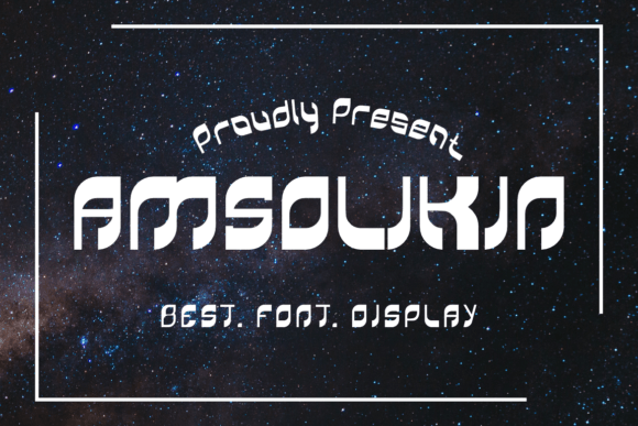 Amsolikin: A Bold Display Font for Business Branding