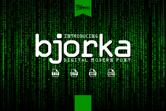 Bjorka: A Vintage Display Font for Retro Branding