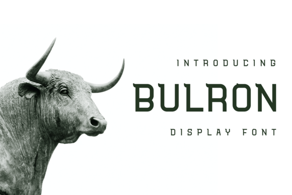 Bulron: A Distinctive Display Font for Editorial Design