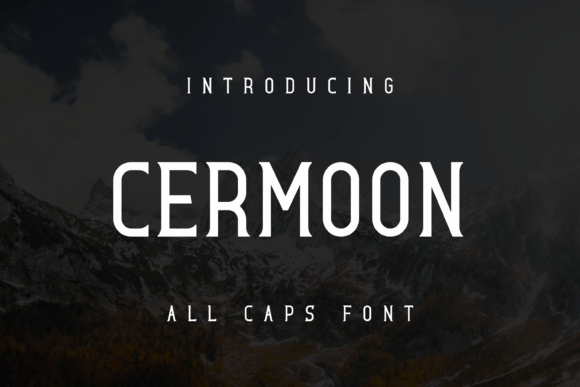 Cermoon: A Unique Display Font for Modern Web Design