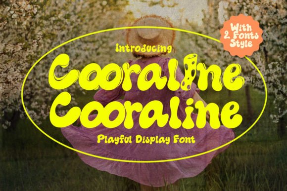 Cooraline: A Retro Psychedelic Display Font for Marketers