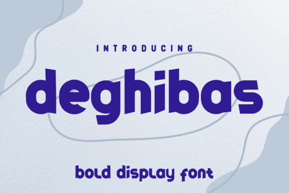 Deghibas: A Playful Display Font for Web Design