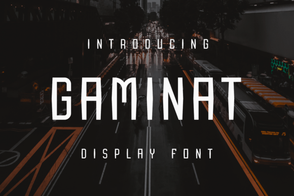 Gaminat: A Unique Display Font for Your Brand