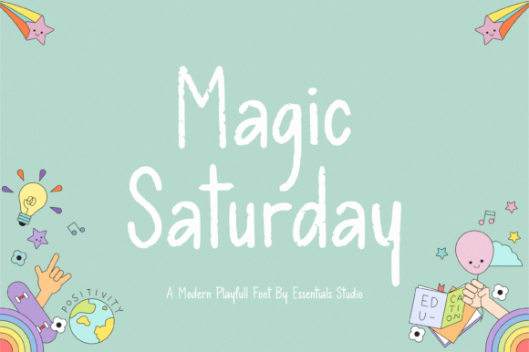 Magic Saturday: A Playful Handwritten Font Review