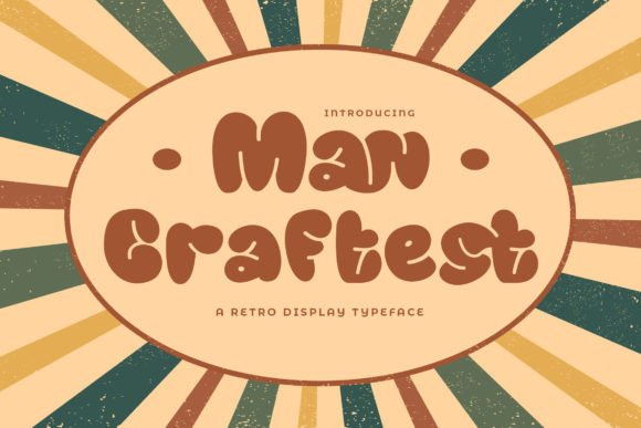 Man Craftest: A Retro Display Font for Dynamic Web Design