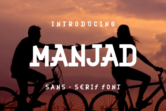 Manjad: A Unique Display Font for Crafters