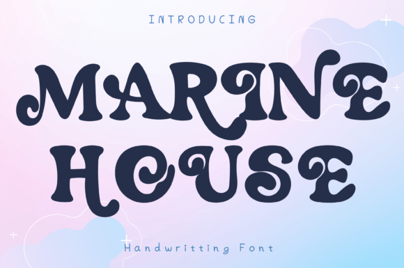 Marine House: A Whimsical Display Font for Branding