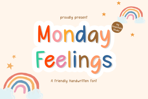 Monday Feelings: A Handwritten Display Font for Campaigns