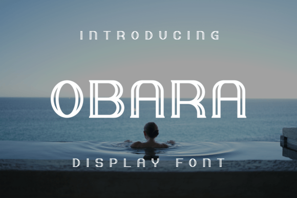 Obara: A Unique Display Font for Editorial Design