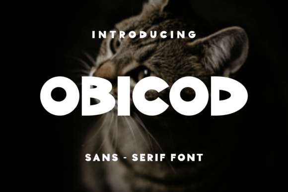 Obicod: A Unique Display Font for Your Brand