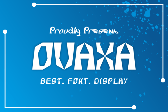 Ovaxa: A Modern Display Font for Bold Branding