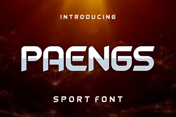 Paengs: A Unique Display Font for Modern Web Design