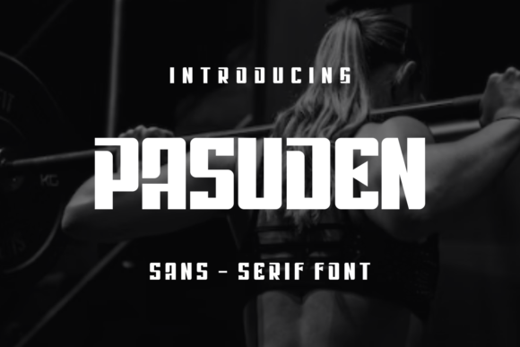 Pasuden: A Unique Display Font for Small Business Branding