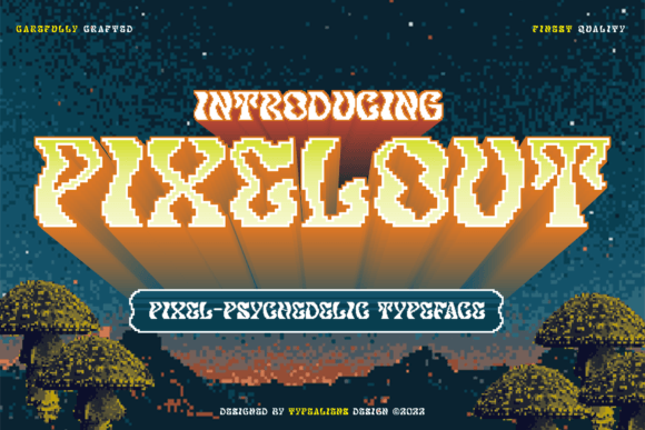 Pixelout: A Retro Display Font for Makers
