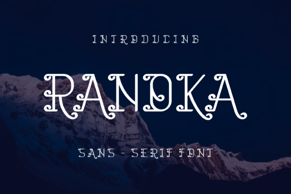 Ranoka: A Modern Display Font for Crafters