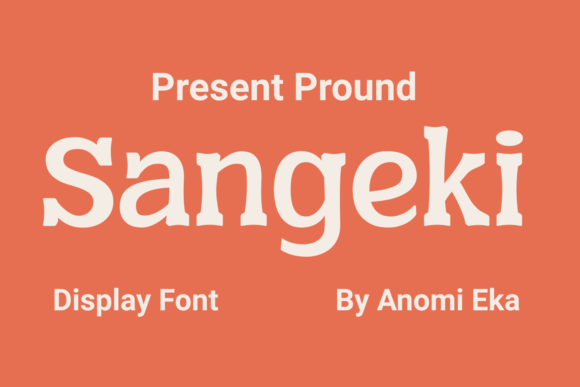 Sangeki: A Display Font That Elevates Campaign Visuals