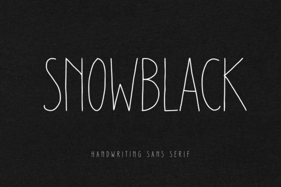 Snowblack: A Display Font That Elevates Small Business Branding