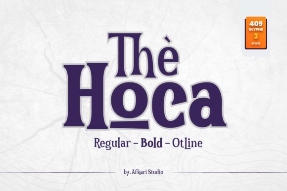 The Hoca: A Stylish Typeface for Modern Editorial Design