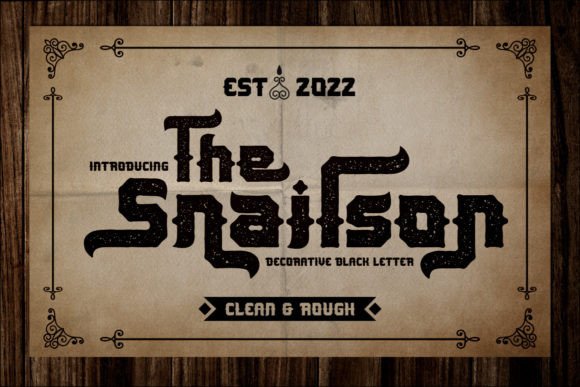 The Snailson: A Unique Display Font for Branding