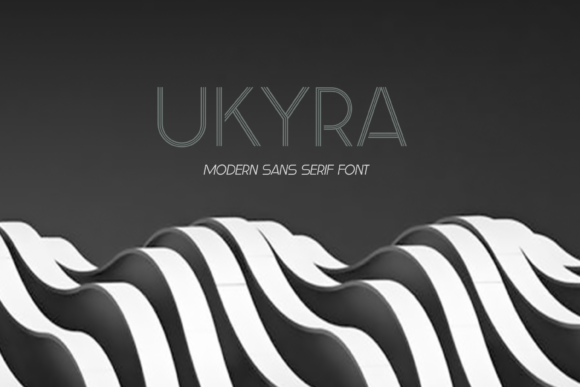 Ukyra: A Unique Display Font for Small Business Branding