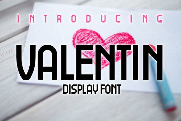 Valentin: The Bold Display Font for High-Impact Campaigns
