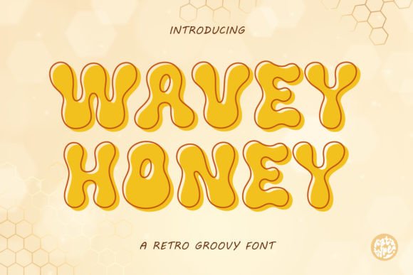 Wavey Honey: A Retro Display Font for Business Branding